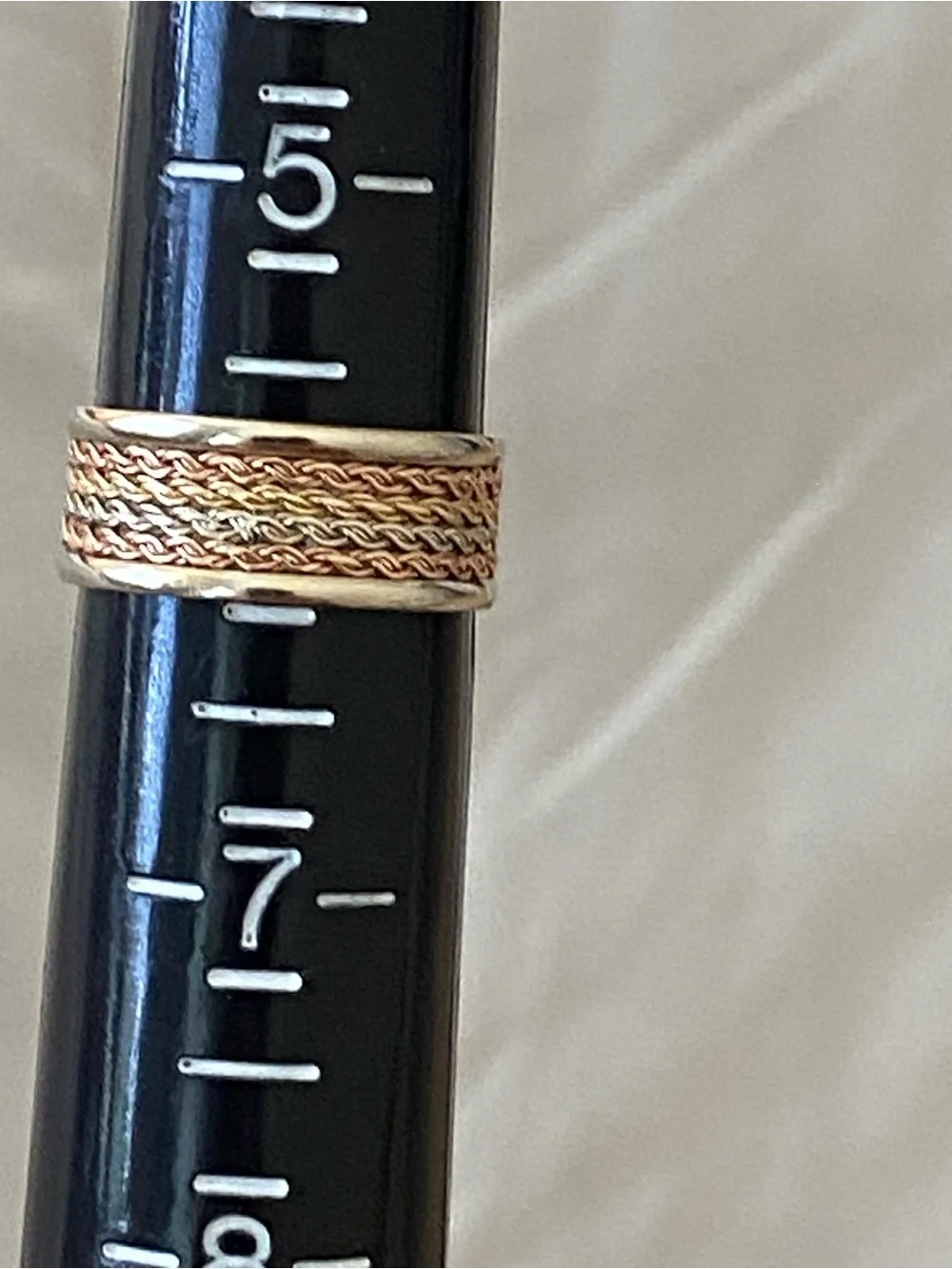 14 K solid gold ring